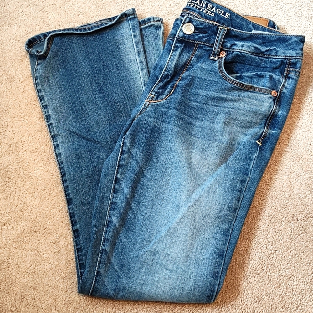 American Eagle Outfitters Women's Stretch Straight Leg Jeans Size 10